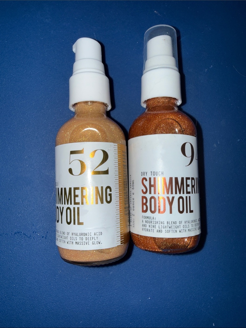 Miim.miic Shimmering Body Oil Duo - Gold & Bronze Shimmer